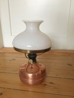 Olielampe, Vintage kobber olielampe / petroleumslampe