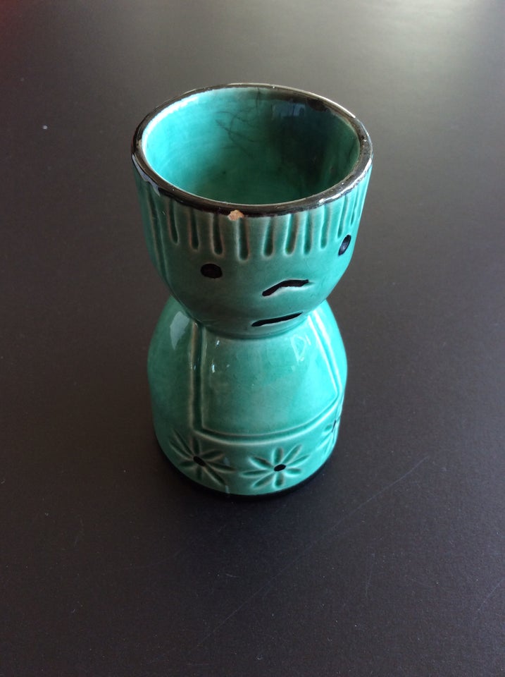 Keramik, Retro fyrfadsstage / saltkar / æggebæger,
