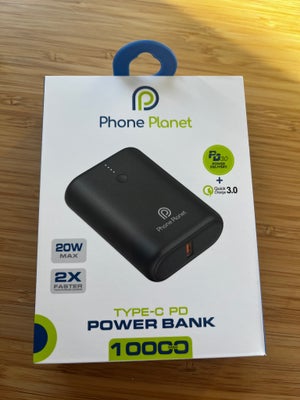 Batteri, Mini Power Bank, Capacity:10000mAh
Weight: 175G
Shell:Abs
PD 20W
Brand new. 
250.- Plus shi