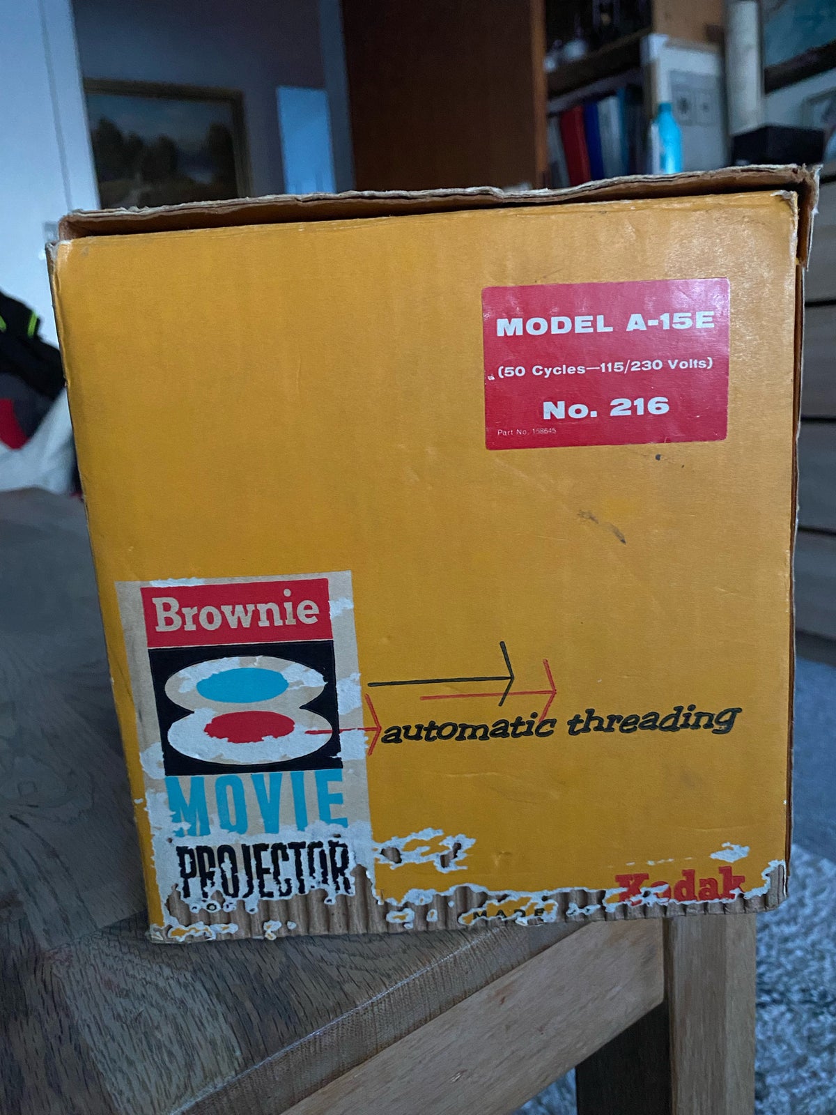 Kodak Brownie 8 movie projektor , Kodak, Model A-15E