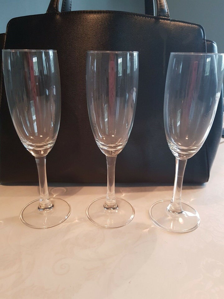 3 champagneglas