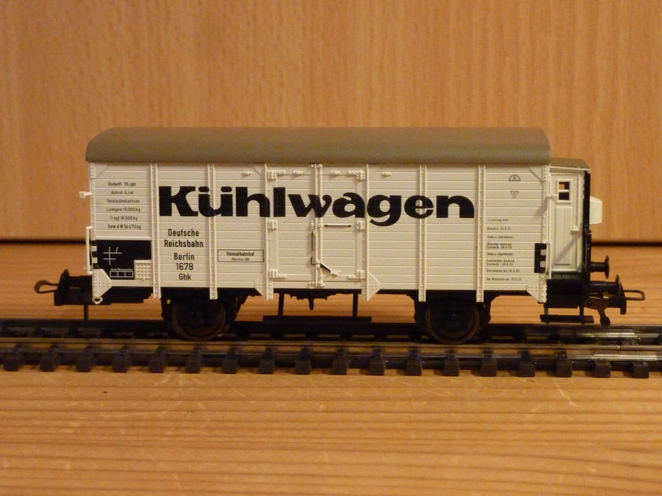 Modeltog, Fleischmann Lukket godsvogn, skala 1/87