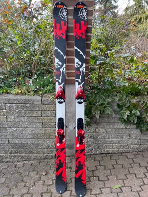 Slalomski, K2, str. 178 cm, Fede pocket rocket ski som jeg kun har kørt of piste med. De er brugt ca