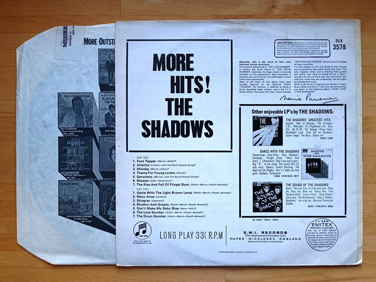 LP, The Shadows