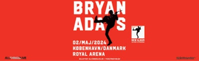 Andre samleobjekter, Bryan Adams: Koncert billet til Royal arena d. 2. Maj; ståplads!