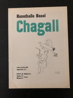 Litografisk tryk, Chagall, b: 23 h: 31