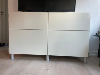 Kommode, b: 120 d: 41 h: 74, Kommode / TV-møbel fra IKEA. 
Indeholder to øverste skuffer og nederste