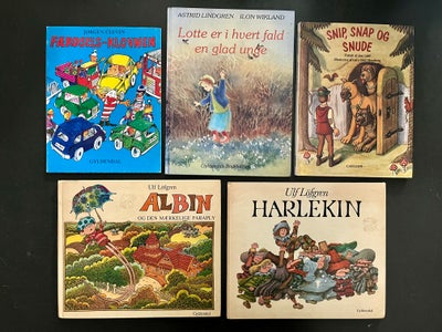 34 børnebøger, Jørgen Clevin, Astrid Lindgren, Jan Lööf, Quint Buchholz: I bøgernes land
Jørgen Clev