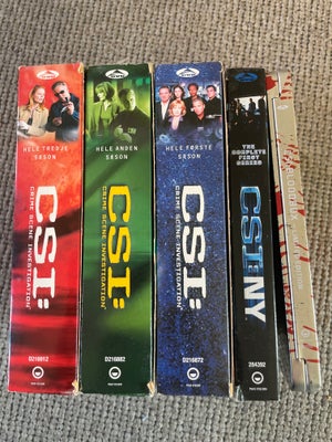 CSI, DVD, krimi, CSI 
Samling
250,-
Kan selvfølgelig sendes!