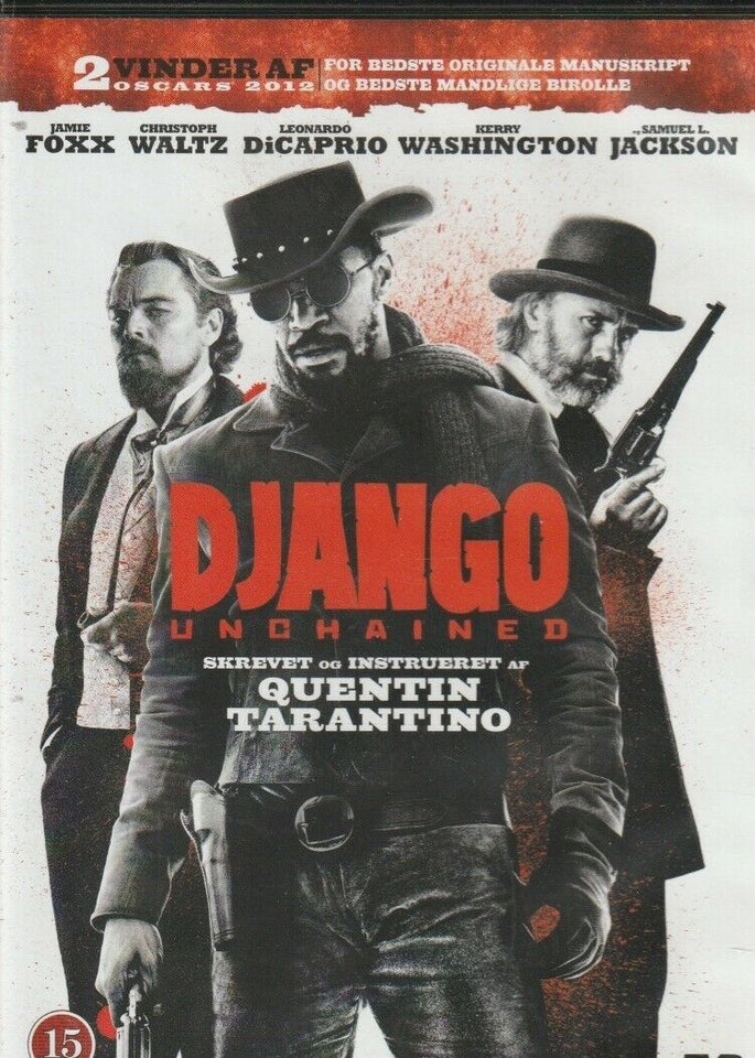 Django unchained, instruktør Quentin Tarantino, DVD