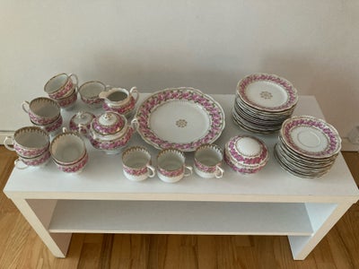 Porcelæn, Tallerkner, kopper, kande, skåle, MZ Austria, MZ Austria kaffestel, tallerkner og skåle i 