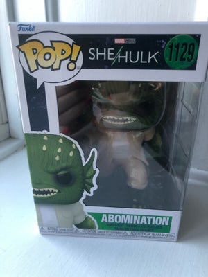 Funko pop Abomination, Marvel, Funko pop Abomination fra Marvel (She/Hulk). Har kun stået til pynt o