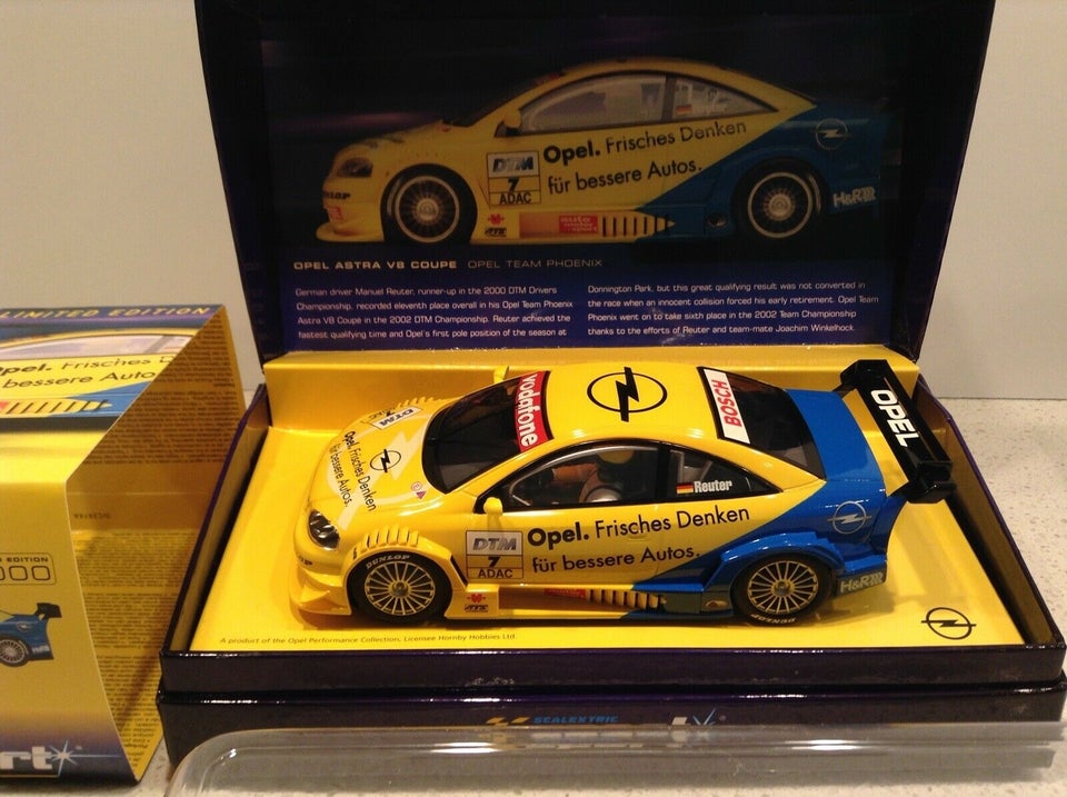 Racerbane, Scalextric Opel Astra V8 Coupe Sæt, skala 1:32
