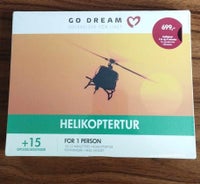Gavekort Go Dream Helikoptertur.
Sælger gavekor...
