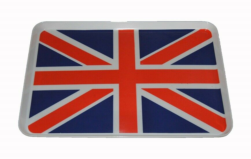 Plastbakke med britisk flag, Union Jack