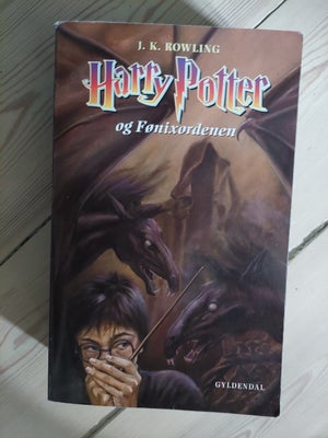 Harry Potter og Fønixordenen, J.K. Rowling, genre: fantasy, Paperback udgaven af Harry Potter og Føn