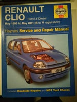 Reparationshåndbog, Renault Clio 1998-2001