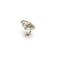 Ring, sølv, TS-Design sølv ring blomst og bladværk