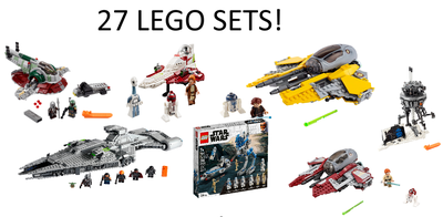 Lego Star Wars, 75315, 75316, 75315, 75280 etc., Jeg sælger ud af min store Lego Star Wars kollektio