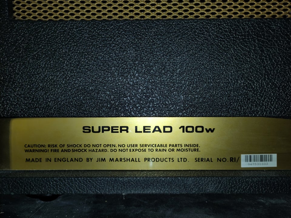 Guitartop, Marshall Superlead MKII, 100 W