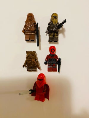 Lego Star Wars, Minifigurer, 5 Star Wars Minifigurer sælges samlet. Fra dyre- og røgfrit hjem. Sende