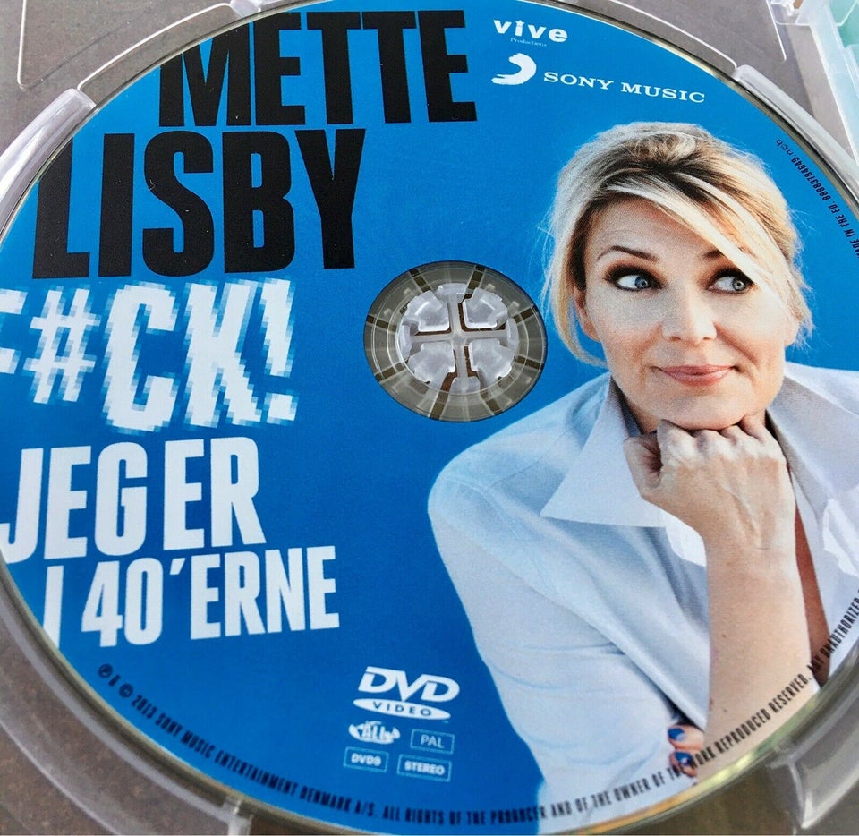 Mette Lisby: Fuck jeg er i 40’erne, DVD, stand-up