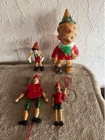 Andet legetøj, 4 pinocchio figurer