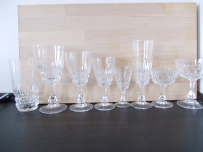 Glas, Krystalglas, France Cristal d'arques, Pompadour, Glas, Krystalglas, France Cristal d'arques, ,