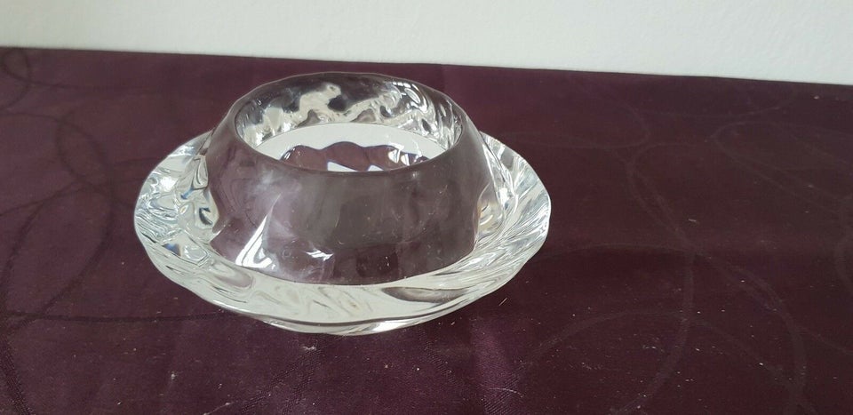 Glas, Ufo lysestage til fyrfadslys, Holmegaard