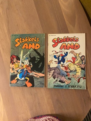 Tegneserier, Anders And, Stakkels And 
Nr1 og Nr 2
Rigtig fin stand 

Samlet pris 150 kr