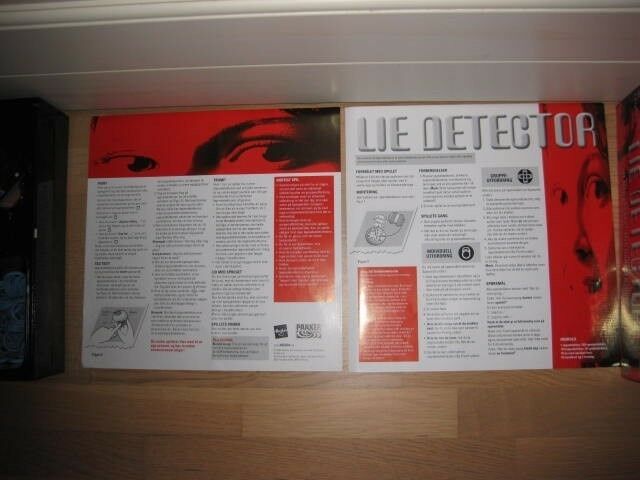 Lie Detector, Voksenspil, brætspil