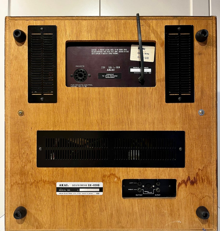 Spolebåndoptager, Akai, GX-630D