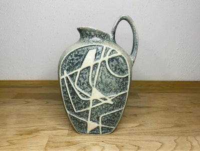 Keramik, Kande / vase, Bay, Helt fantastisk smuk vase/kande fra West Germany ( 1121-17 ) med mønster