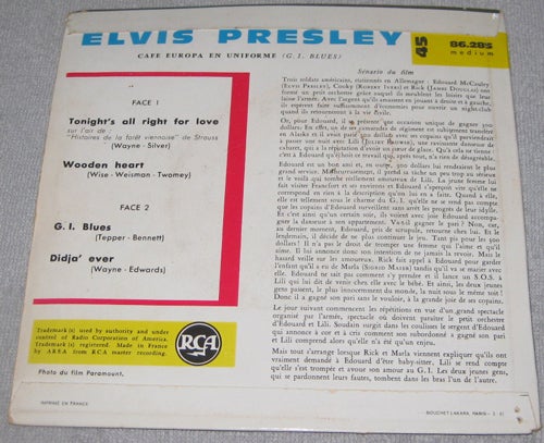 EP, Elvis Presley, Blue Hawaii