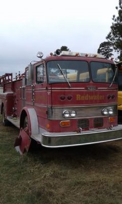 orion Brandbil diesel, modelår 1968, km 18000, rød, amerikansk brandbil hjemtaget fra Texas, 2017