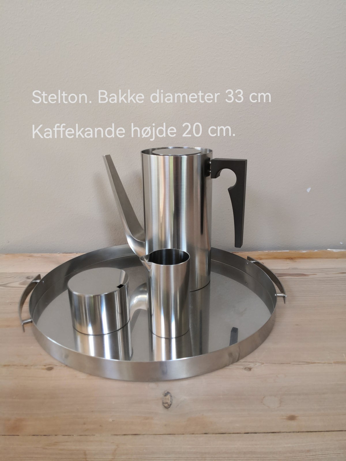 Kaffekande fl dekande sukkersk l bakke Stelton Cylinda Line