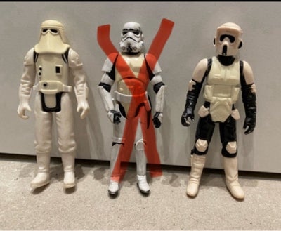 Samlefigurer, Star Wars, Kenner

Storm Trooper
Snow Trooper

100kr pr stk.