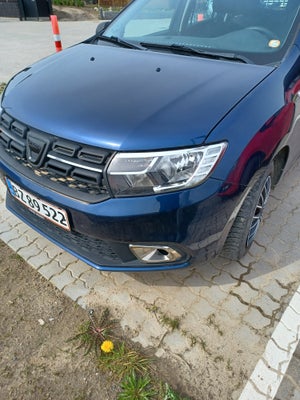 Dacia Sandero, 0,9 TCe 90 Ambiance, Benzin, 2018, blåmetal, nysynet, aircondition, ABS, airbag, alar