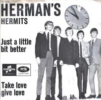 Single, Herman's Hermits, Just a little bit better