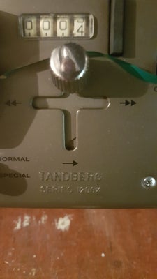 Spolebåndoptager, Tandberg, 1200 x , God, Fin spolebåndoptager mærket Tandberg.
Der medfølger 20 BAS