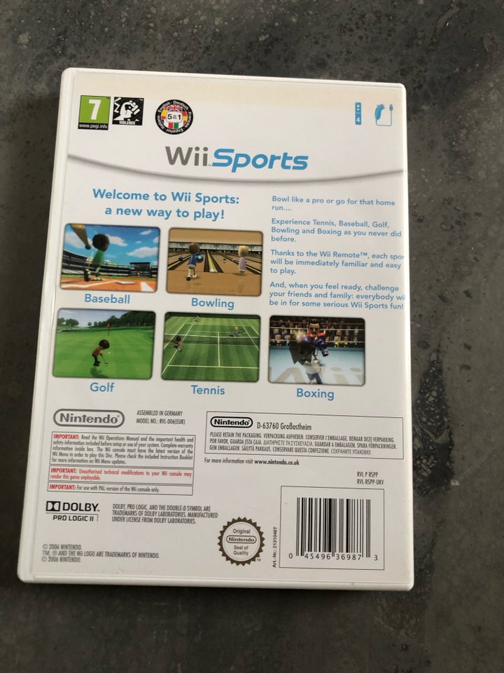 Sports, Nintendo Wii, sport