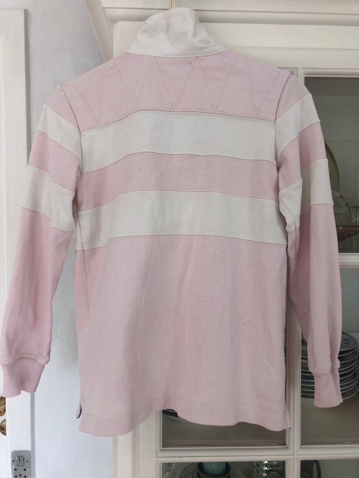 Sweater, Bomuld sweatshirt med krave og knapper ved halsen,