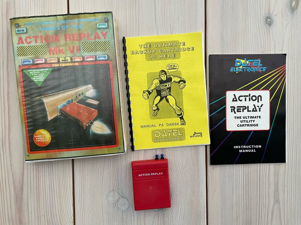 Action Replay VI/6 til Commodore 64, tilbehør, Rimelig