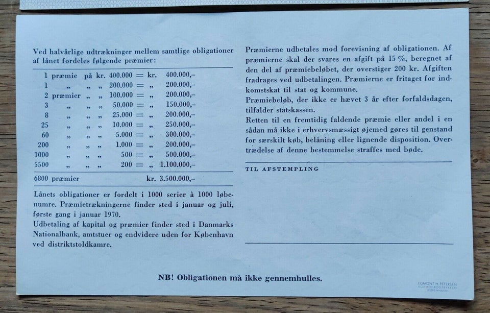 Danmark, værdipapirer, 100