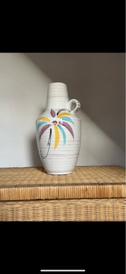 Keramik, Vase, Stor WG, Stor WG vase

Fin Retro / vintage West Germany vase med fint pastel decor - 