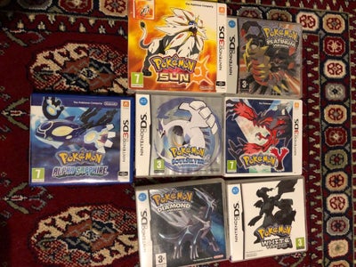 Pokemon Alpha Sapphire, SUN Fan Edition, Diamond, Nintendo DS, Nintendo 3DS

Alle spil er på engelsk