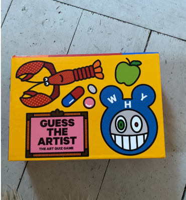 Guess The Artist, quizspil, The Art Quiz Game. Komplet. God stand. Brætspil. Sender ikke for køb und