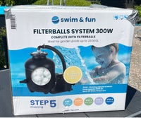 Poolpumpe filterballs system 300W, Swim & fun
