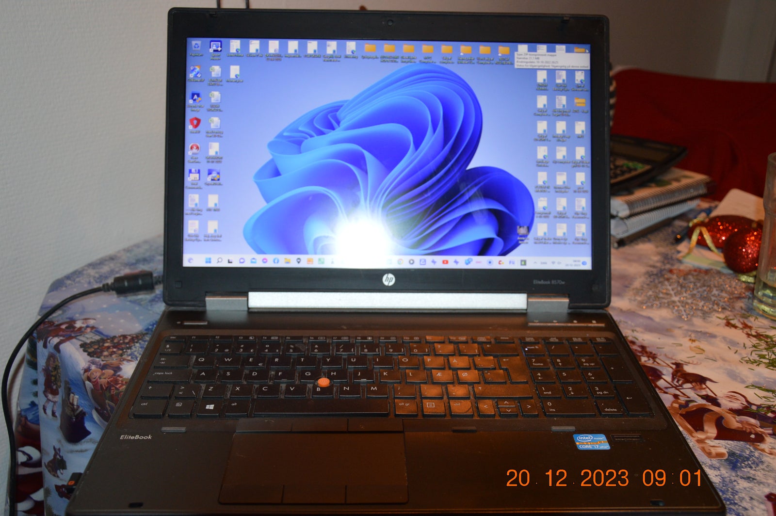 HP ElieBook 8570 W Cpu Intel® Core™ i7-- 15,6 Skærm, 3,5 GHz,