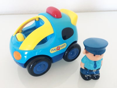 Politibil, Play2learn, andet babylegetøj, Denne politibil er udstyret med blinkende lygter og en sir